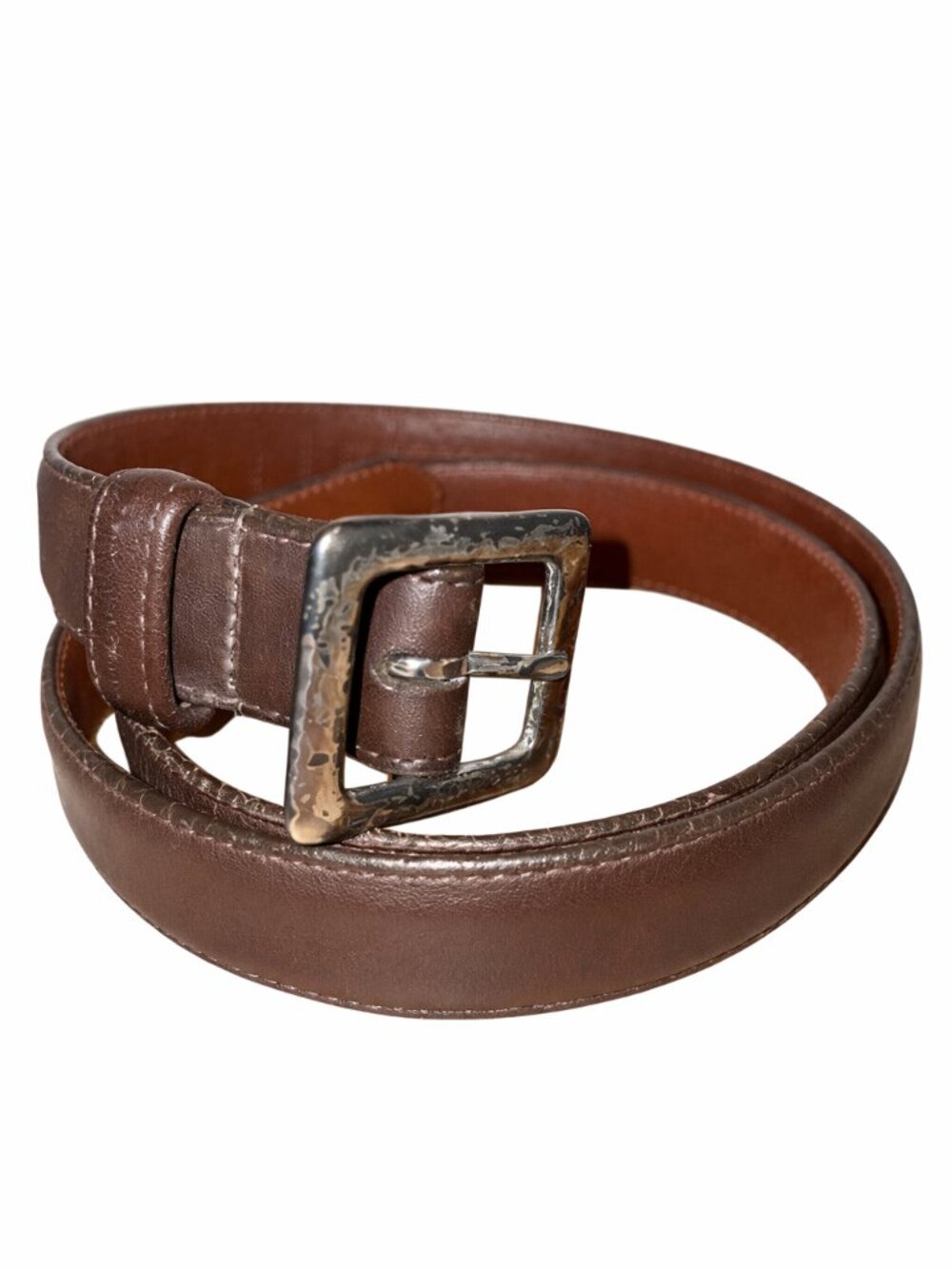 COACH Brown Leather Belt Women’s 30–34 | Classic Metal Buckle Everyday Essential